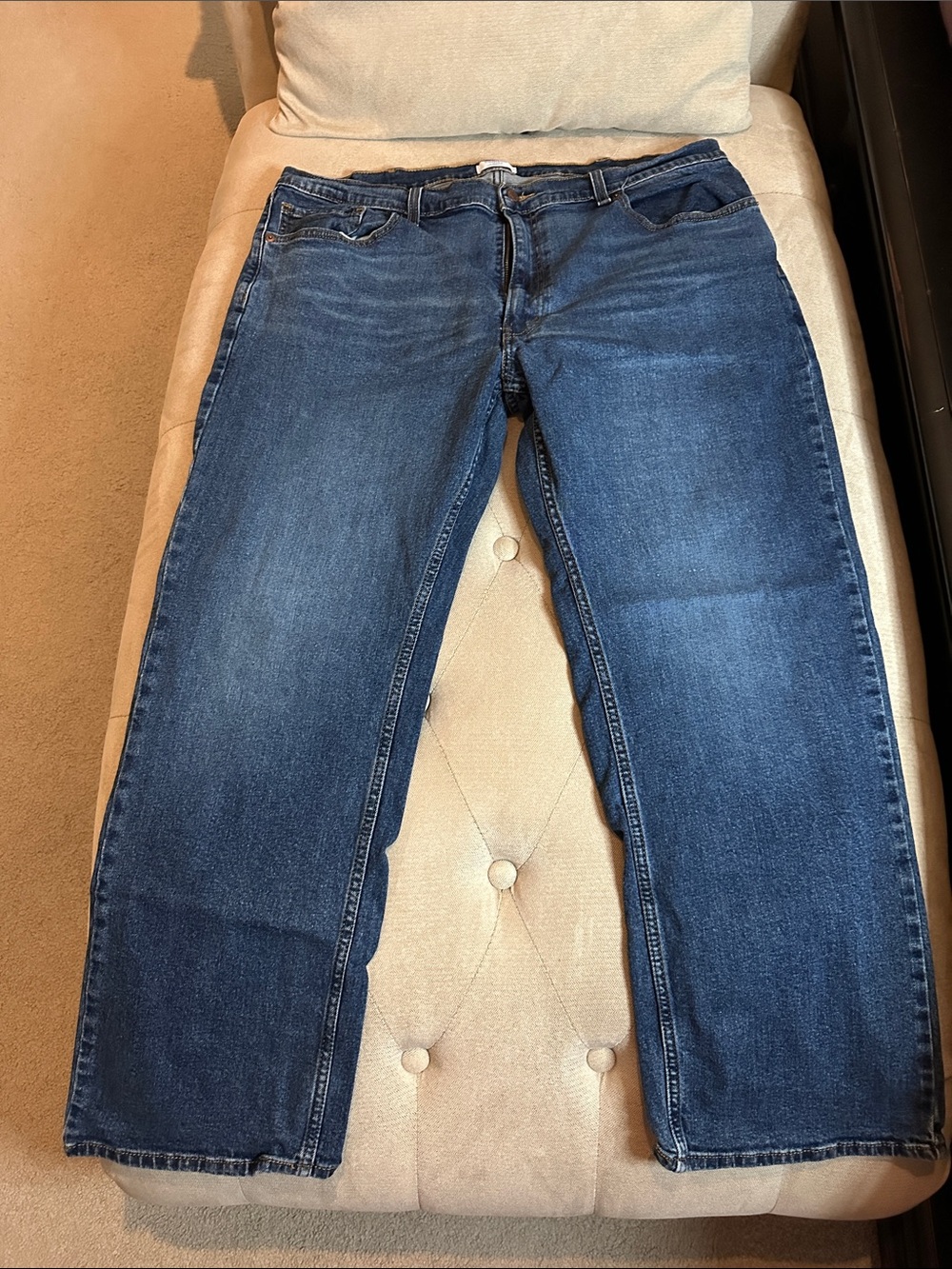 Denizen from Levi's Men's Relaxed Blue Jeans
